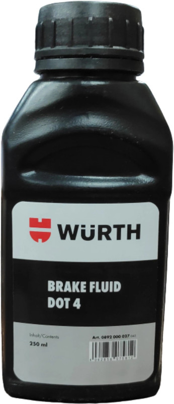 Wurthh WRTH-BRAKE FLUID DOT 4 250ML Brake Oil(250 ml)
