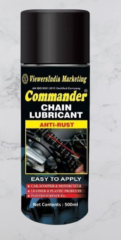 VIEWERSINDIA 042022 Chain Lubricant Spray protects from corrosion (Pack of 1) Chain Oil(350 ml, Pack of 1)