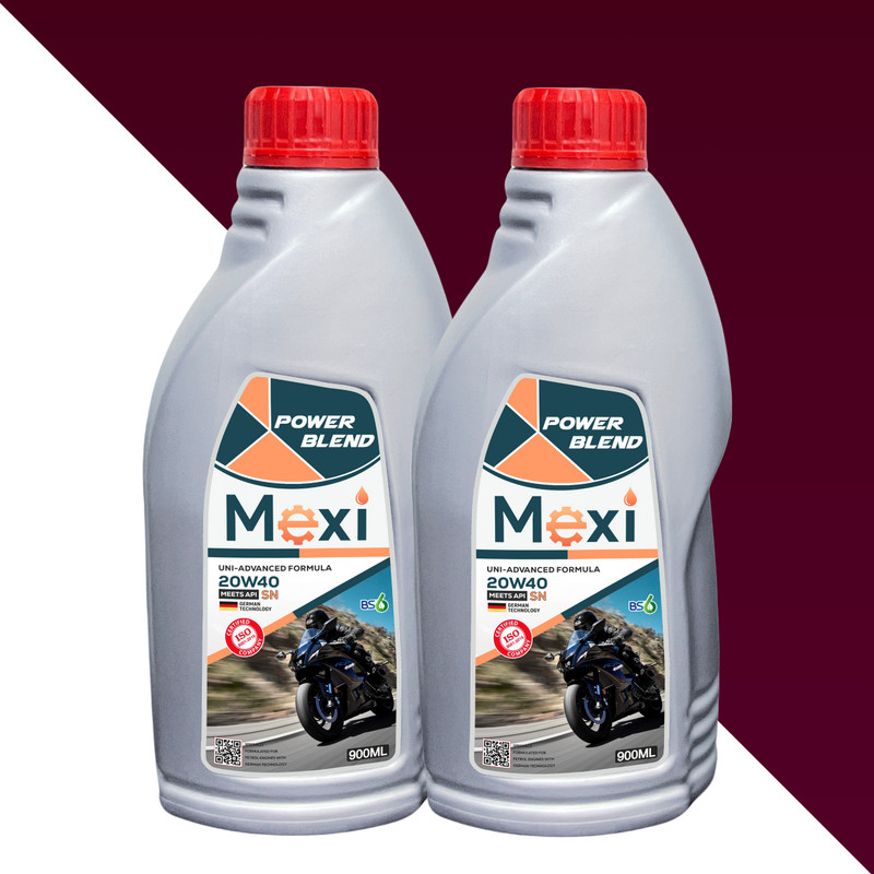 Mexi Power Blend 900ML (Pack of 2) (M09) 20W40 SN Multi-Grade Engine Oil(900 ml, Pack of 2)