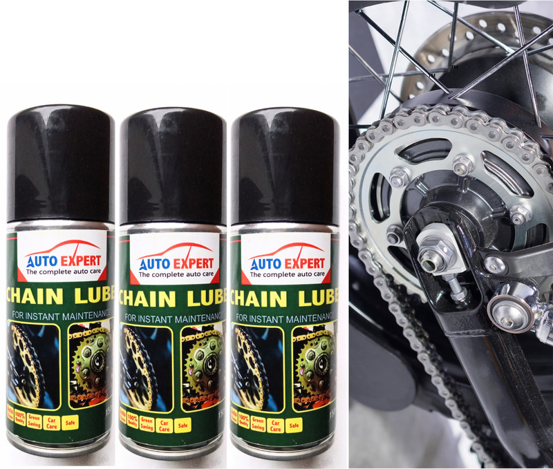 Auto Expert Bike Chain Lube Prevent Chain Brakage Boost Performance Bike Chain Spray Lubrication & Rust Protection Chain Oil(450 ml, Pack of 3)