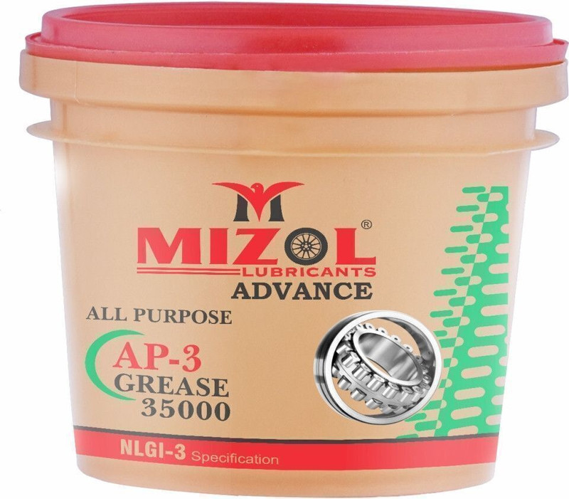 Mizol New Premium 500g Long Life NLGI 3 AP-3 Plus Calcium Based Bearing Grease(500 g, Pack of 1)