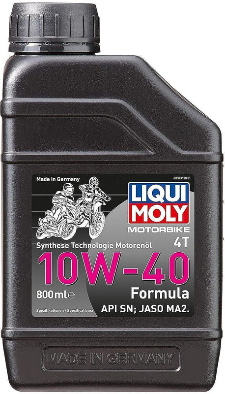Liqui Moly 3036 10W40 4T Street Synthetic Technology Engine Oil Full-Synthetic Engine Oil(800 ml, Pack of 1)