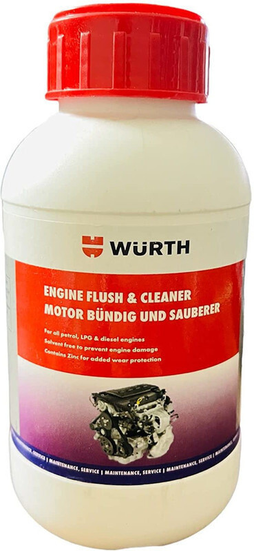 Wurth W-Engine Flush & Cleaner ( 250 ml Pack of 1)_nx Oil Flush and Treatment(250 ml)