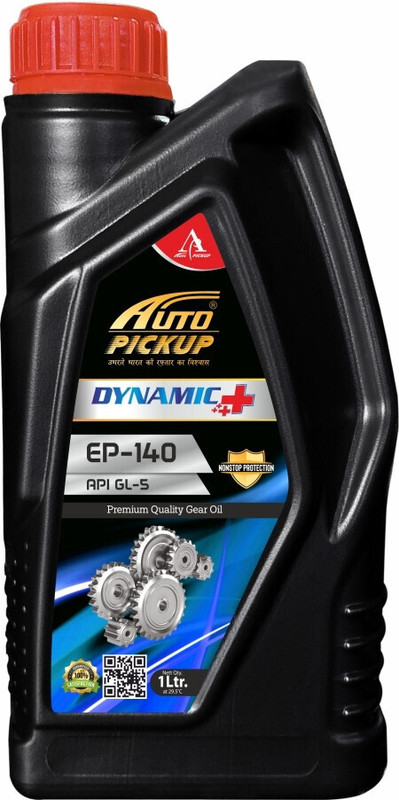 AUTO PICKUP Premium Quality 1L EP-140 API GL-5 Black Bottle Heavy-Duty High Performance Gear Oil(1 L, Pack of 1)