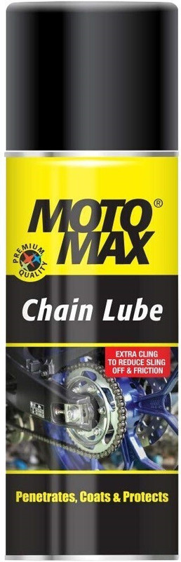 Motomax Chain Lube Spray to prevent breakage in Bikes and Cars Chain Lube Aerosol Spray | Lubrication & Corrosion protection Chain Oil(200 ml)