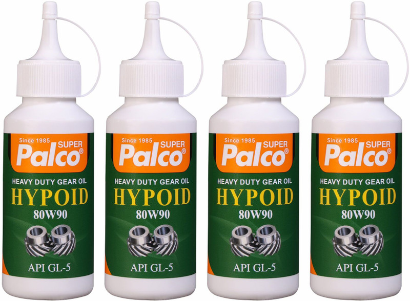 PL SUPER PALCO 80W90 Heavy Duty Hypoid Gear Oil 120ml Premium API GL-5 Lubricant Differential Rear Axles Gear Boxes Bike Motorcycle Ensuring Smooth & Efficient Operation Gear Oil(480 ml, Pack of 4)