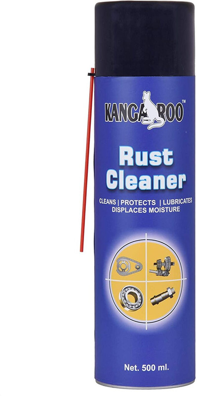 KANGAROO RS500C Rust Cleaner Spray 500ML | Multipurpose Rust Stain Remover Automotive Household Chain Oil(0.5 L, Pack of 1)