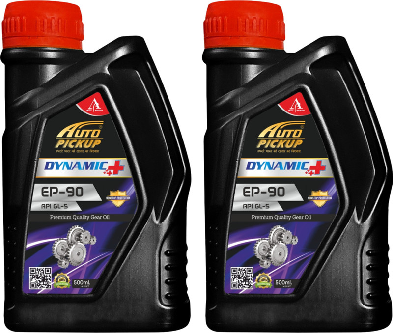 AUTO PICKUP Premium Quality 500ml Combo Pack of 2 EP-90 API GL-5 Dynamic Plus Gear Oil(500 ml, Pack of 2)