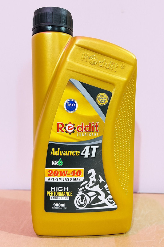Reddit ADVANCE-4T-20W-40 20W-40-3X Protection Of All Bikes| API-SM JASO MA2 High Performance Engine Oil(900 ml, Pack of 1)