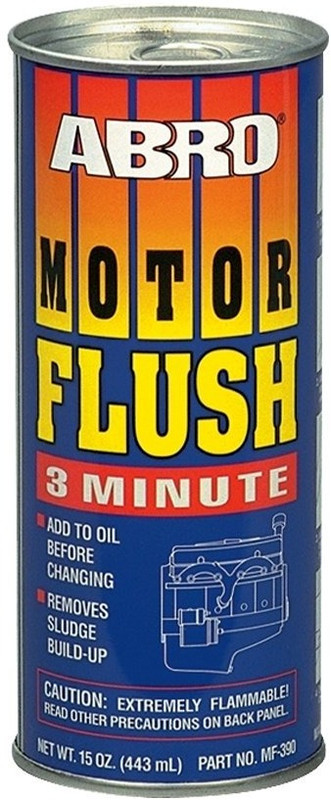 ABRO MF-390 (0.443 L) Motor Flush(MF) Synthetic Blend Engine Oil(0.443 L)