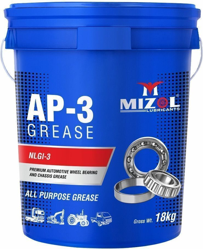 Mizol New Pack Of Premium Quality 18kg AP-3 NLGI-3 Grease(18 kg, Pack of 1)