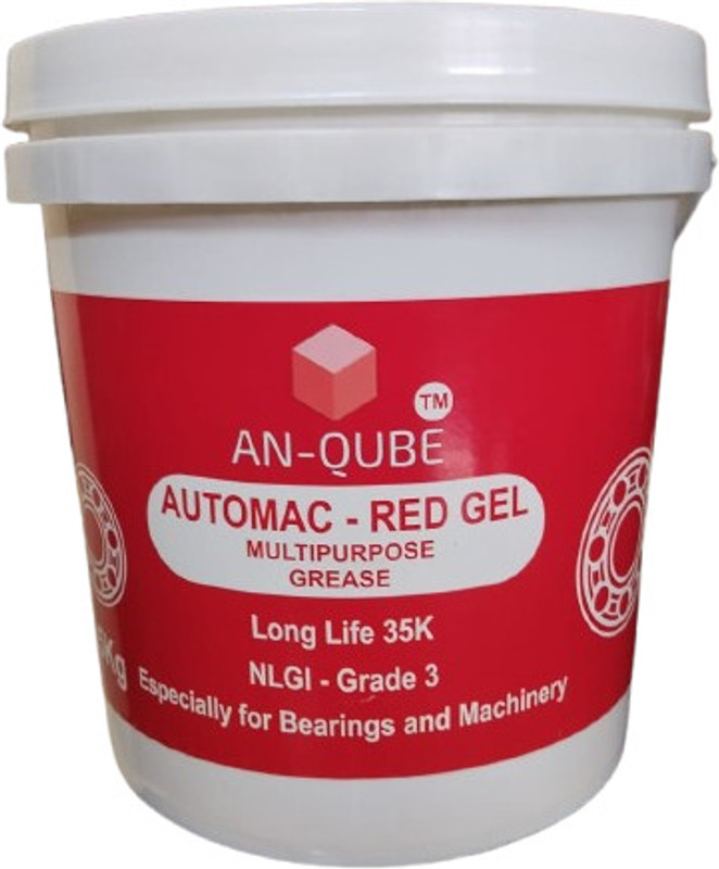 AN QUBE AUTOMAC RED GEL GREASE 7.5KG AUTOMAC RED GEL 7.5KG Grease(7.5 kg, Pack of 1)