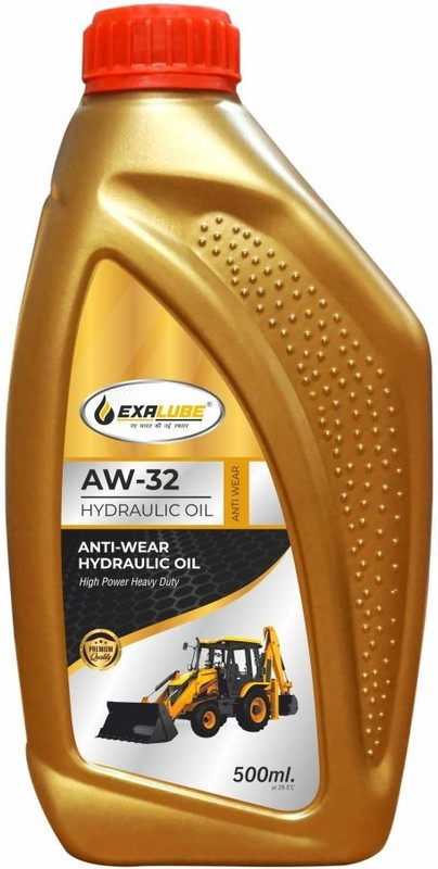Exa Lube New High_Performance Pack Of 500ml AW-32 Heavy-Duty Anti-Wear Hydraulic Oil(500 ml, Pack of 1)