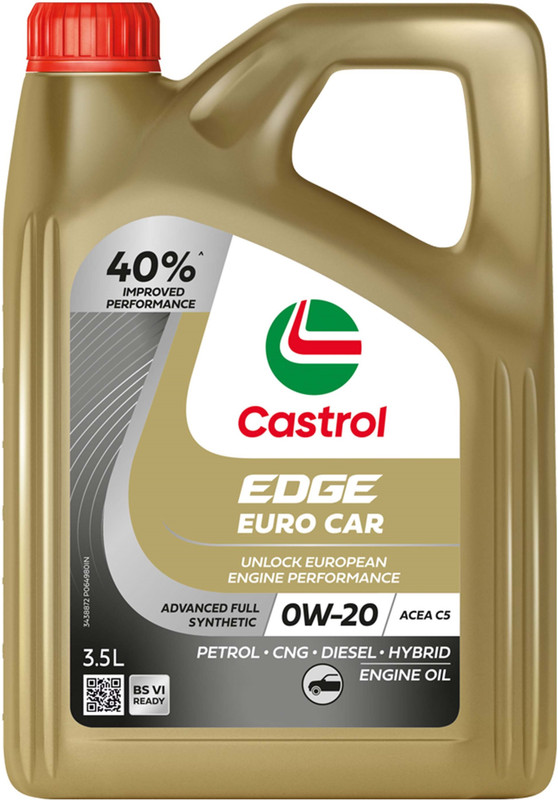 Castrol EDGE Euro Car 0W-20 High Performance Engine Oil(3500 ml)