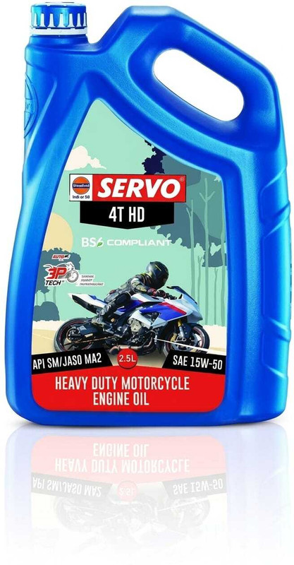 Servo 4T HD2.5 LTR Heavy Duty Engine Oil(2.5 L)