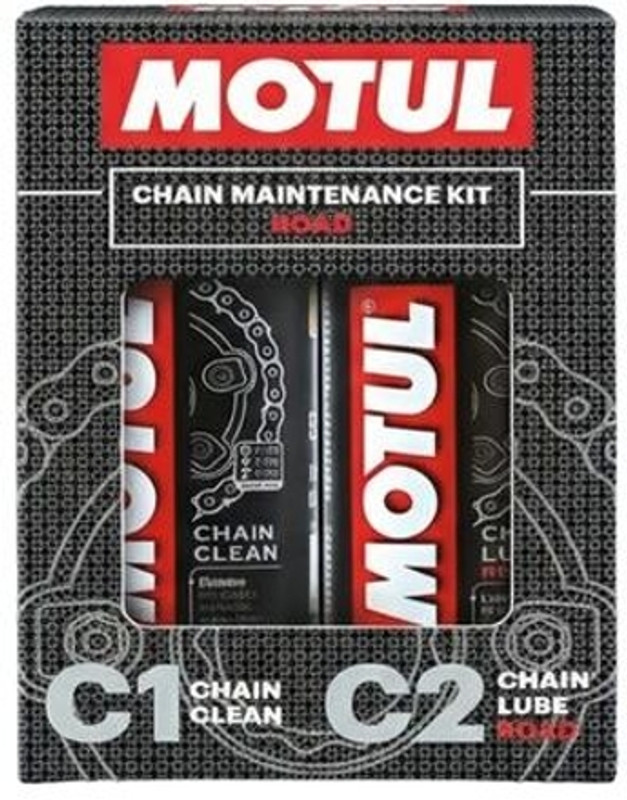 MOTO PLANET MPD-Chain Maintenance Kit Road C1 Cleaner+C2 Lube 150mL For Road Use MOTO PLANET Chain Oil(300 ml)