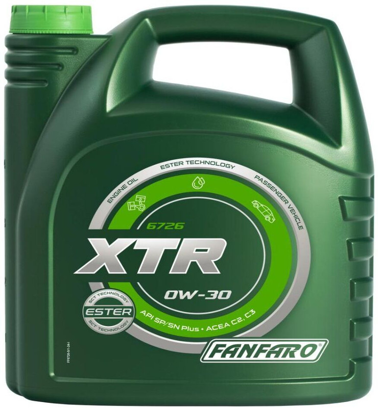 FANFARO 6726 FANFARO 6726 XTR 0W-30 Full-Synthetic Engine Oil(5 L, Pack of 1)