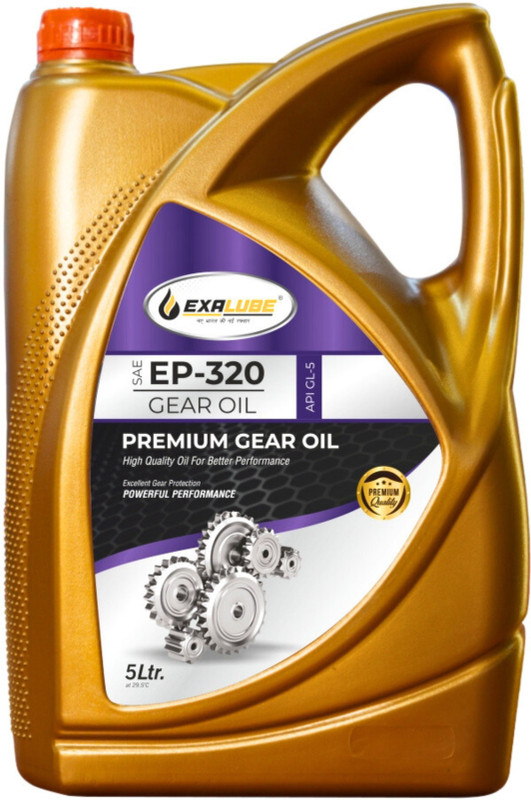 Exa Lube New_Premium Quality 5L SAE EP-320 API GL-5 Heavy-Duty High Performance Gear Oil(5000 ml, Pack of 1)