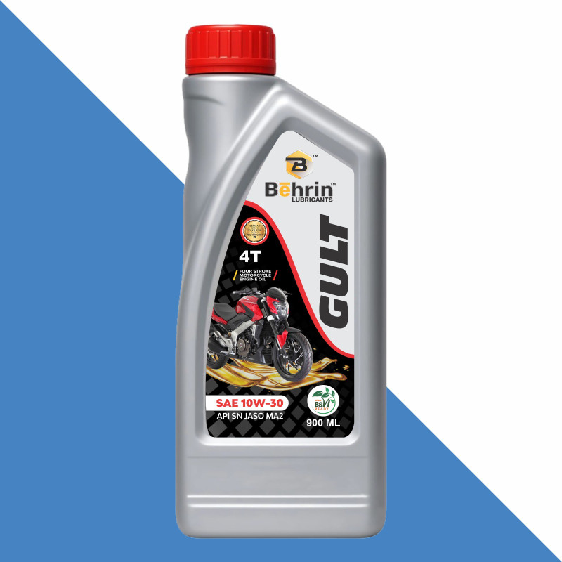 behrin GULT 10W 30 4T API SN BIKE ENGINE OIL | BS6 READY Synthetic Blend Engine Oil(900 ml, Pack of 1)