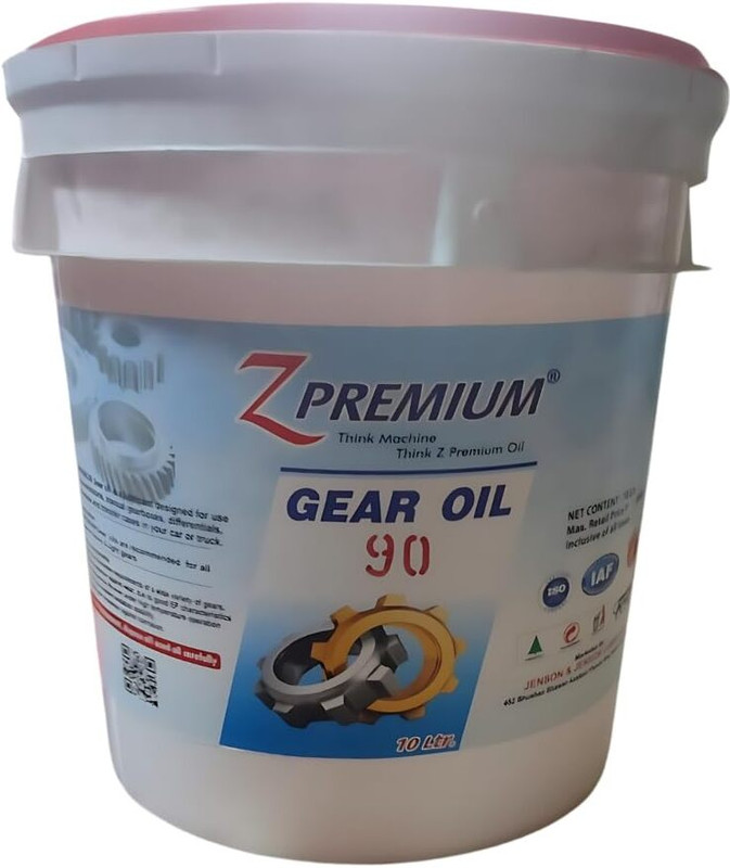 Z Premium Gear Drive EP 90 Hydraulic Oil | Suitable for Gear Systems I Hydraulic Equipment | For Automotive, Industrial, and Agricultural Applications Gear Oil(10 L, Pack of 1)