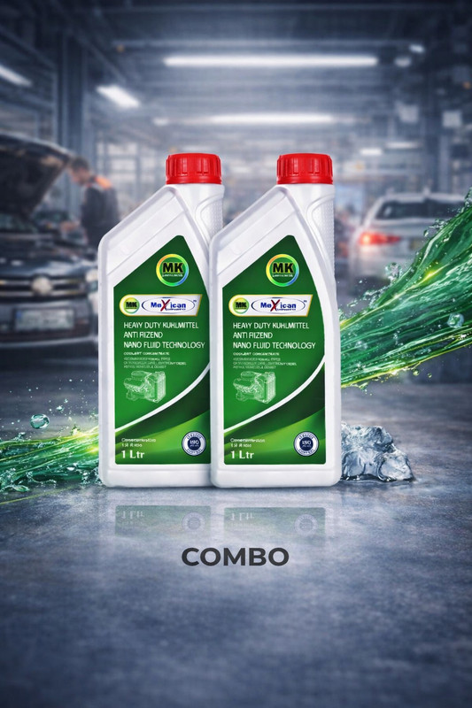 Mexican MK-COOLANT-HD-AF-1LTRx2 heavy duty coolant combo Coolant(2 L, Pack of 2)