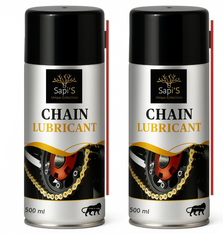 SAPI'S chain Lubricant Spray for all Vehicals chain Lubricant Spray Gear Oil(1000 ml, Pack of 2)