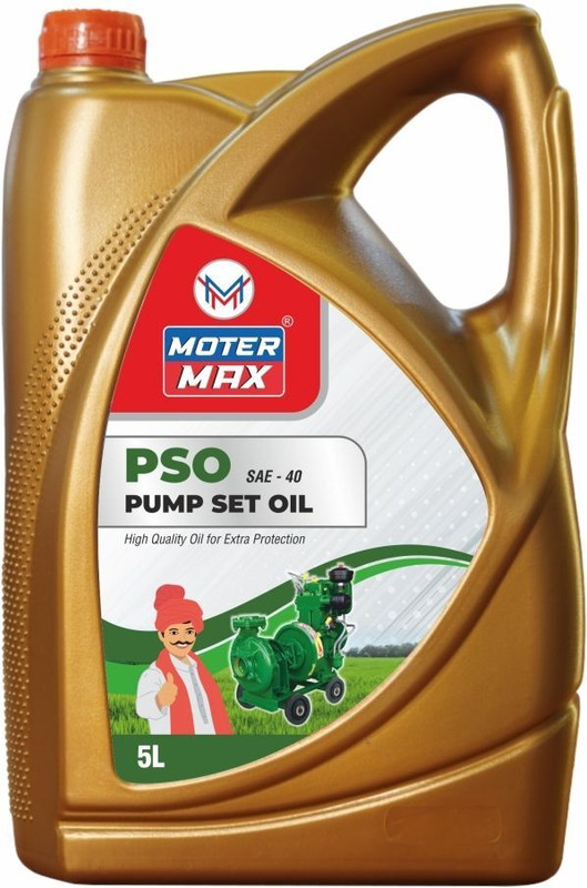 MOTER MAX Premium Quality 5L SAE-40 PSO ( Pump Set Oil ) Mineral Engine Oil(5 L, Pack of 1)