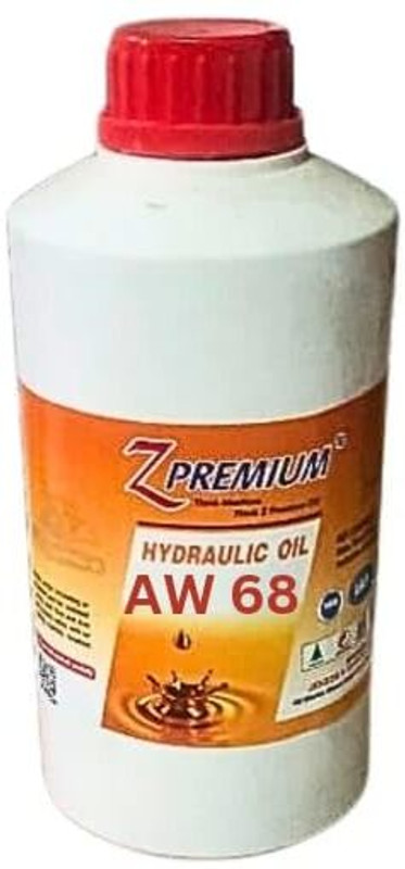 Z Premium Hydraulic Oil AW 68 | Advanced Anti-Wear Fluid for Industrial Machines, Gear Pumps & Compressors | Smooth Movement, Rust Protection & Efficient Performance Hydraulic Oil(1 L, Pack of 1)