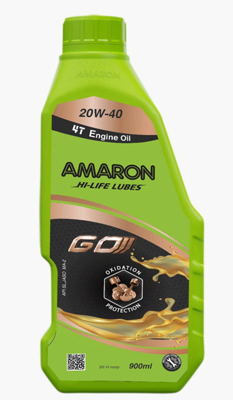 AMARON 20W-40 API SL & JASO MA-2 High Performance Engine Oil(0.9 L)