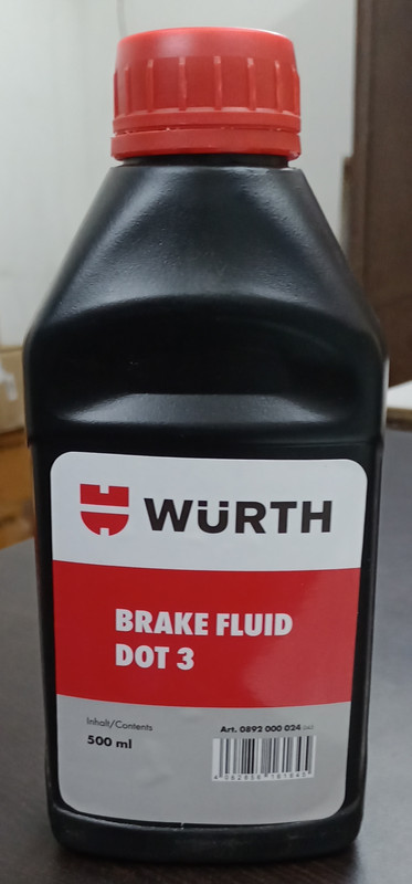 Wurth 0892000024 Brake Oil(500 ml)