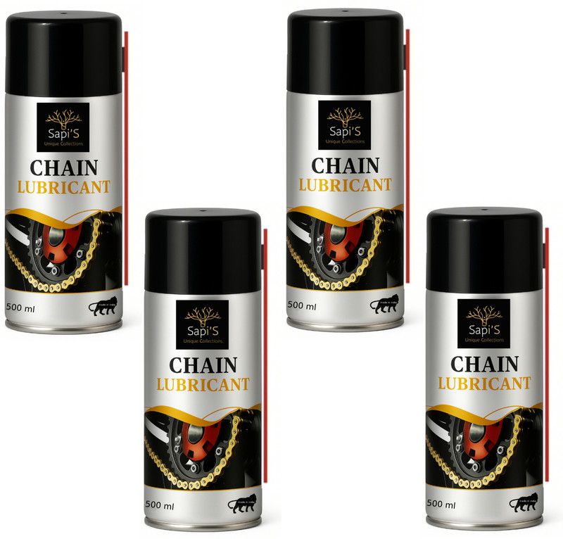 SAPI'S chain Lubricant Spray for all Vehicals chain Lubricant Spray Gear Oil(2000 ml, Pack of 4)