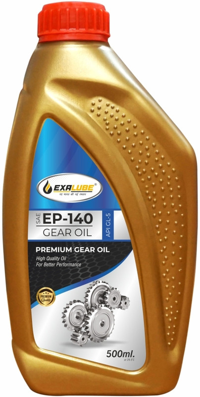 Exa Lube Pack Of 500ml Premium Quality SAE EP-140 API GL-5 Extra Protection & High Performance Gear Oil(500 ml, Pack of 1)