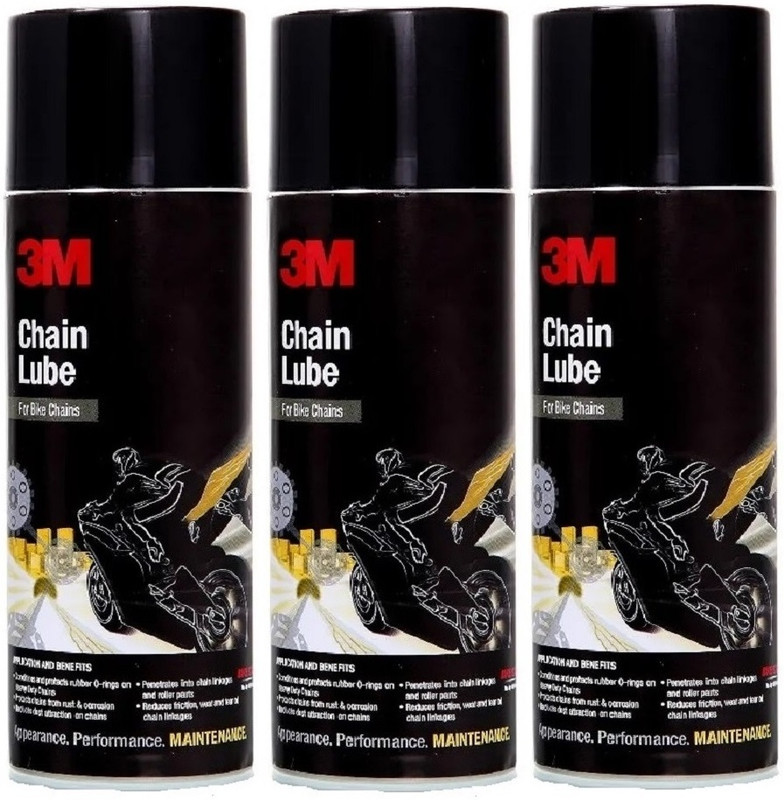 3M Chain Lubricant, Rust and Corrosion Protection Spray(75g Each, Pack of 3) Chain Oil(225 g, Pack of 3)