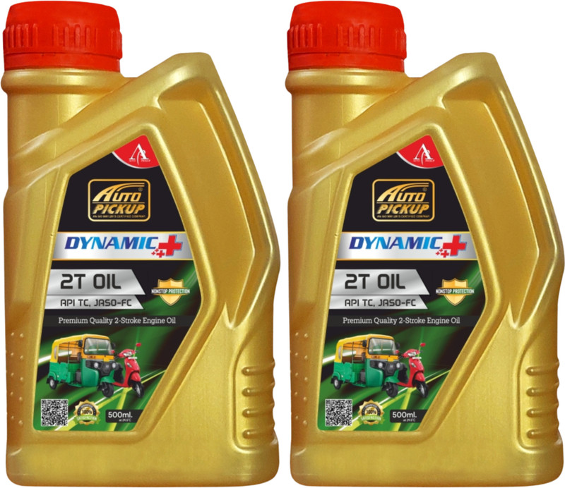 AUTO PICKUP Premium Combo Pack Of 1+1 2 Stroke Engine Oil for Scooty, Bike & Scooter High-Mileage Engine Oil(500 ml, Pack of 2)