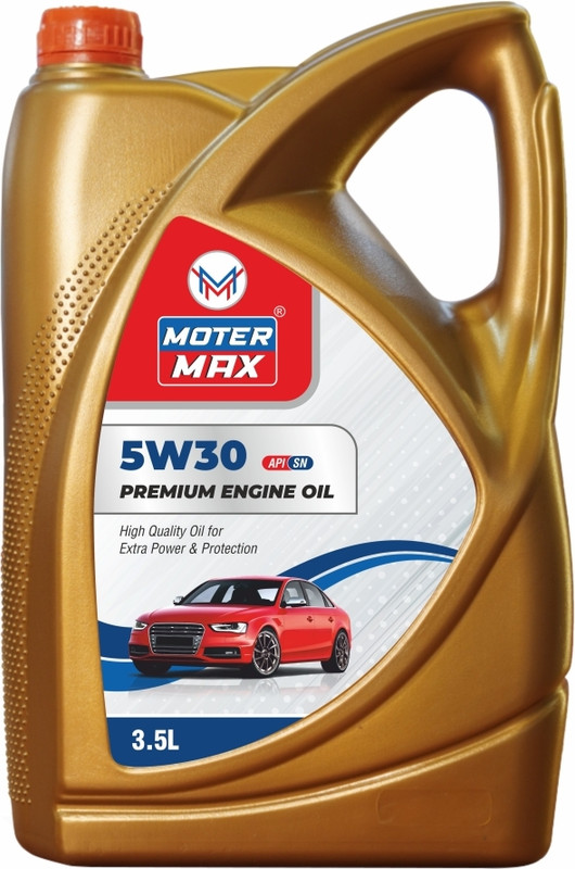 MOTER MAX New_Premium 3.5L 5W30 API-SN Car Engine Oil Made From Natural Gas Heavy Duty Engine Oil(3.5 L, Pack of 1)