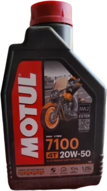 MOTUL 7100 4T 20W-50Ester core 100% Ester Full-Synthetic Engine Oil(1.25 L, Pack of 1)