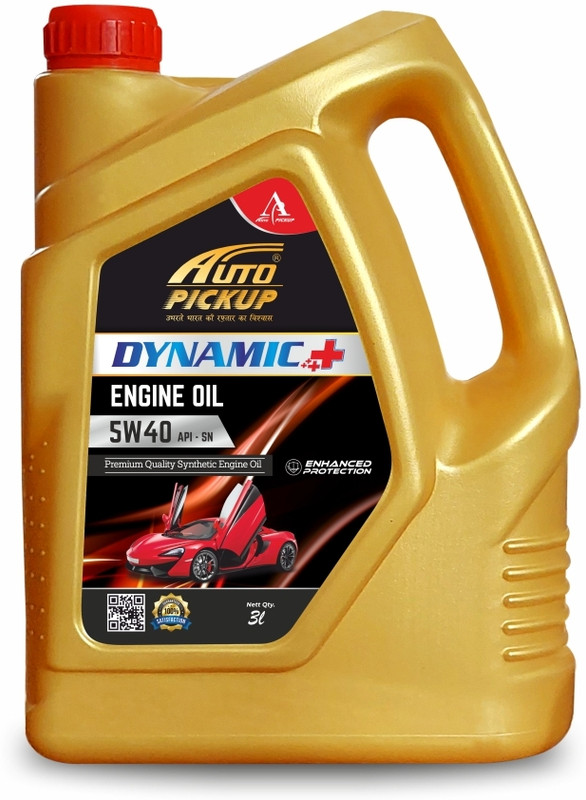 AUTO PICKUP Dynamic Plus Engine Oil 5W40 API SN 3ltr High Performance & High-Mileage Engine Oil(3 L, Pack of 1)