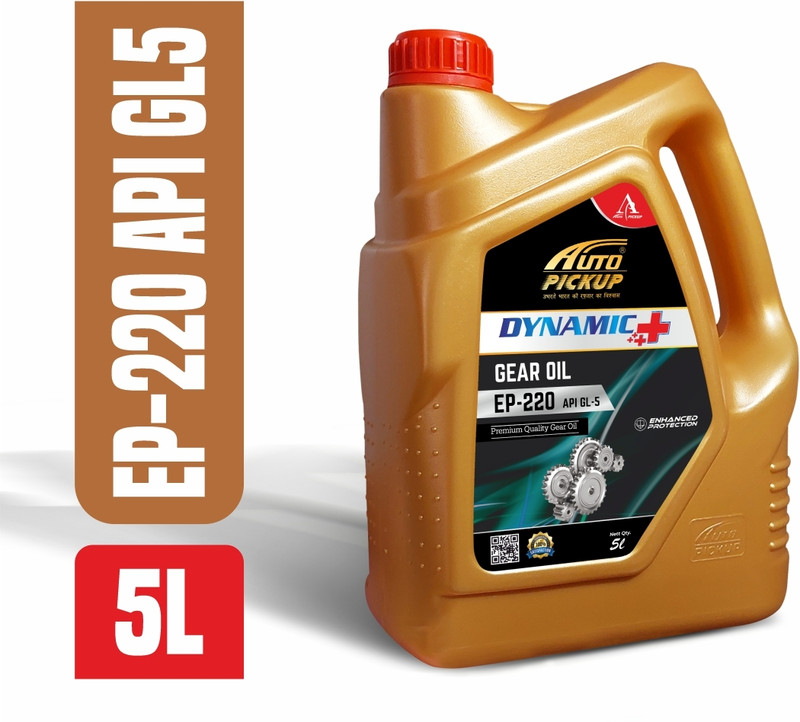 AUTO PICKUP Premium Quality Gear Oil EP-220 API GL-5 Dynamic Plus 5ltr Heavu-duty Gear Oil(5 L, Pack of 1)