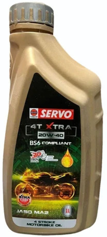 Servo 4T XTRA 20W40 MMO 1LTR High-Mileage Engine Oil(1 L)