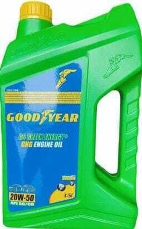 GoodYear Go Green Energy Good Year CNG Engine Oil 20W-50 Good Year Go Green Energy CNG Engine Oil 20W-50 Multi-Grade Engine Oil(3.5 L, Pack of 1)