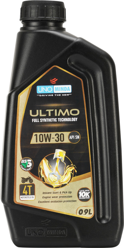 UNO MINDA Ultimo 10W-30 Full-Synthetic Engine Oil(0.9 L, Pack of 1)