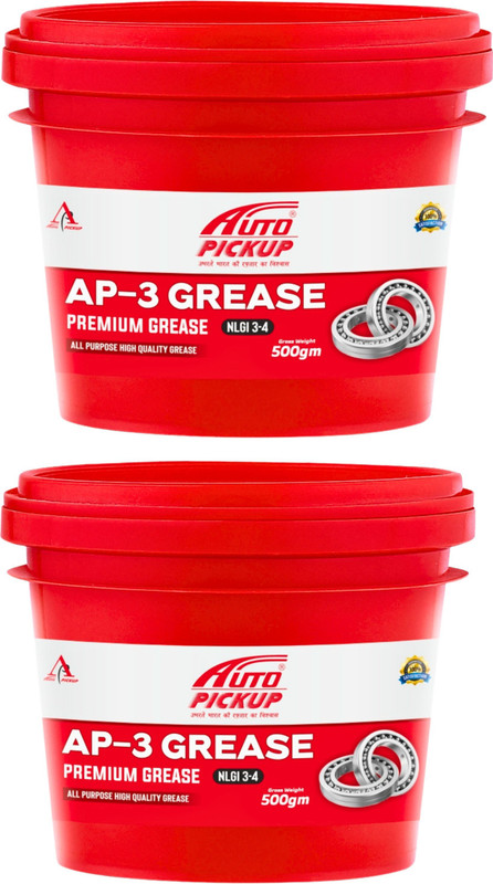 AUTO PICKUP AP-3 All Purpose Calcium Based Grease NLGI 3-4 High Performance Grease(500 g, Pack of 2)