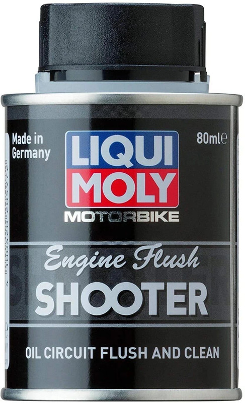 Liqui Moly Motorbike Engine Flush Shooter | Oil Circuit Cleaner for Bike | Synthetic Blend Engine Oil(80 ml, Pack of 1)