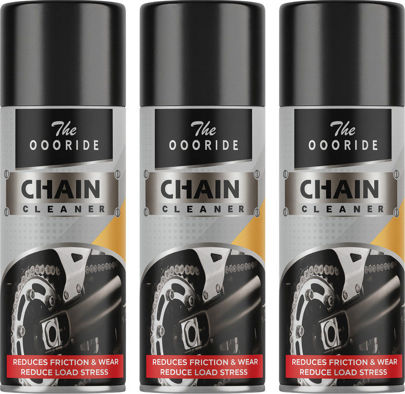 OOORIDE Bike Chain Cleaner Degreaser Spray For Motorbike & Bicycle Chain Cleaner Shines & Protects Chain Oil (150ml Each) Chain Oil(450 ml, Pack of 3)