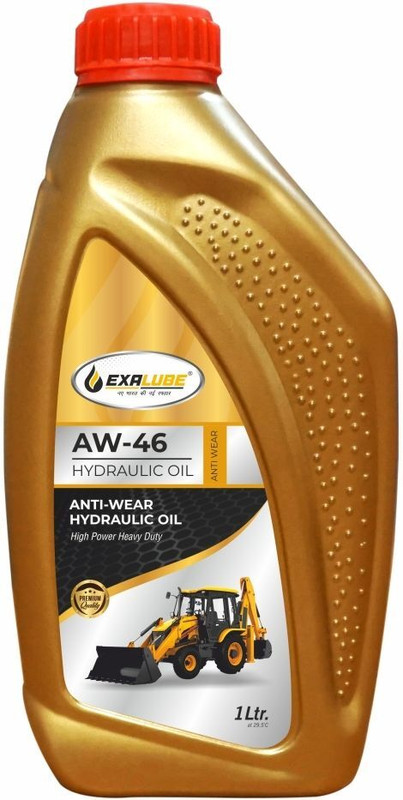 Exa Lube Premium Quality 1L AW-46 Anti-Wear High Perfromance Heavy-Duty Hydraulic Oil(1 L, Pack of 1)