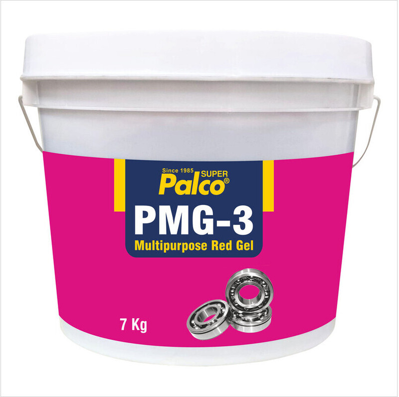 PL SUPER PALCO PMG-3 Grease - Multipurpose Red Gel - NLGI-3 recommended for both automotive & industrial lubricants Grease(7 kg, Pack of 1)