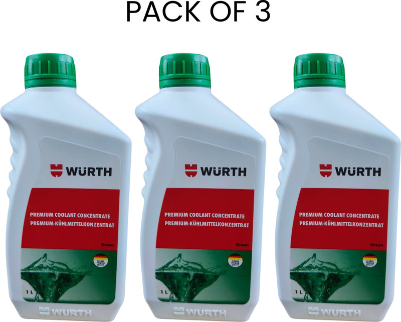 Wurth Green Coolant Concentrate Anti Freeze Coolant Green(3000 ml)