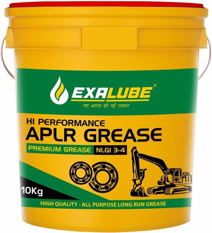 Exa Lube New Pack Of 10kg Premium Quality NLGI 3-4 Calcium Based All Purpose Long Run APLR Grease(10 kg, Pack of 1)