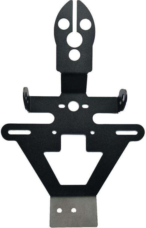 B.K Accessories Meteor 350 Metal Tail Tidy 01 Bike Number Plate(Iron 20 cm x 20 cm)