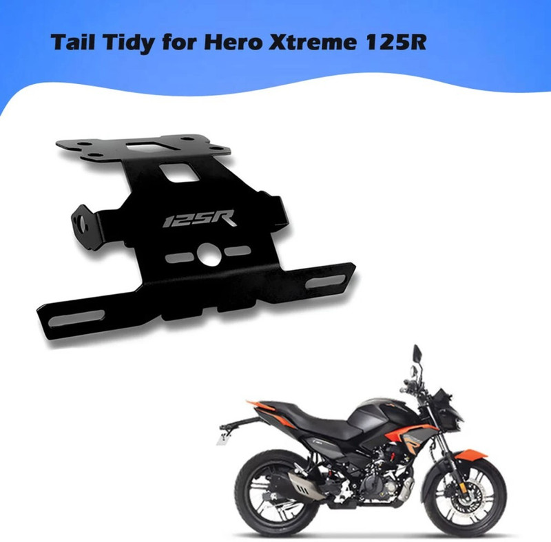 XIROING Heavy Quality Tail-Tidy for Xtreme 125R | Rear Fender. Bike Number Plate(Cast Iron 10 cm x 5 cm)